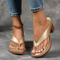 Abigail™ | Lederoptik-Sandalen
